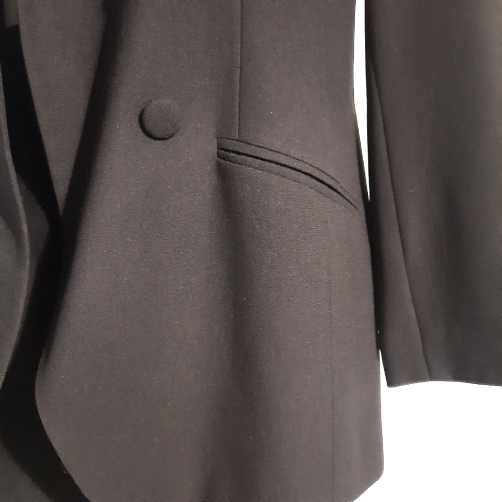 Black Doublebreasted Skirt Suit Size 8 - Picture 11 of 14